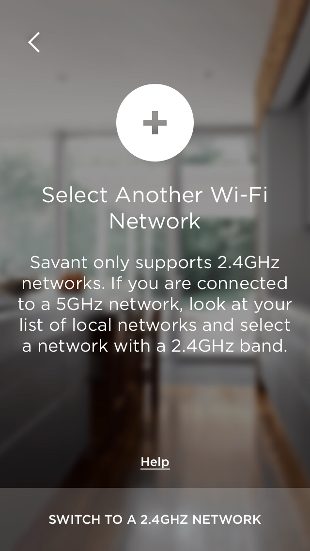 Select Another WiFi Network